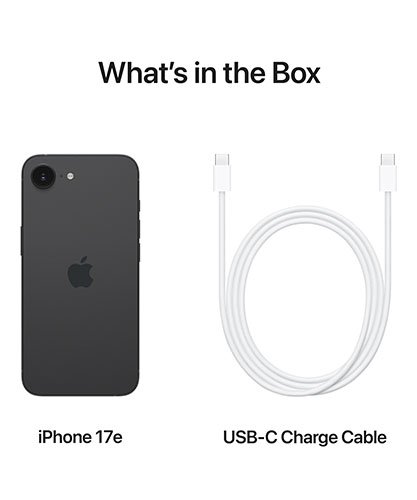 iPhone 17e box contents