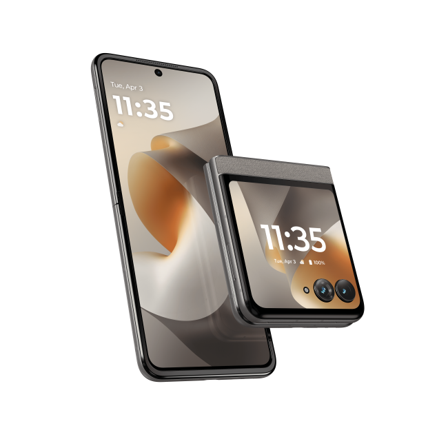 2026 moto razr Hematite front and back