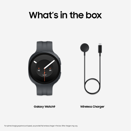 whats in the box samsung galaxy watch9 black