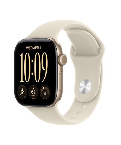 Watch Series 12 GPS + Cellular 42mm GPS plus Cellular Light Gold Aluminum Sport Band Sand