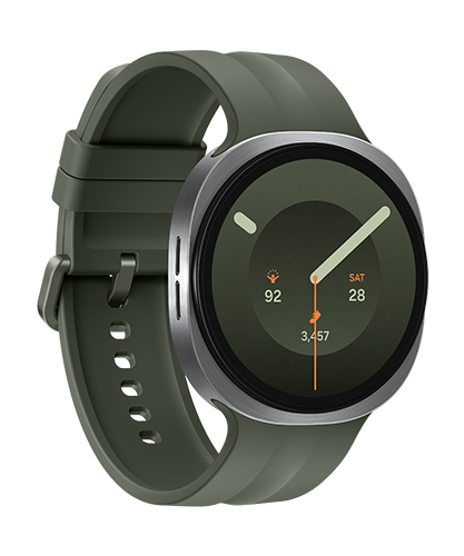 Samsung Galaxy Watch9 silver 44mm front