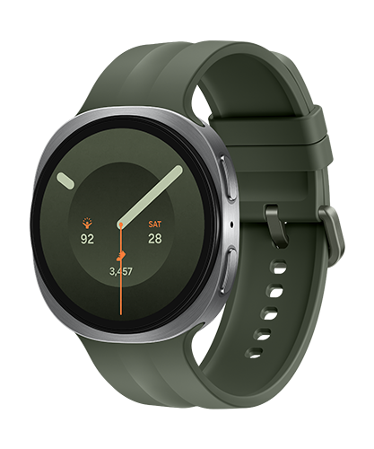 Samsung Galaxy Watch9 silver 44mm front