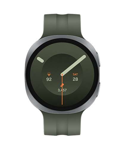 Samsung Galaxy Watch9 silver 44mm front