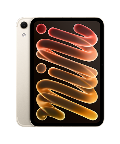 iPad Mini A20 Pro front and back starlight