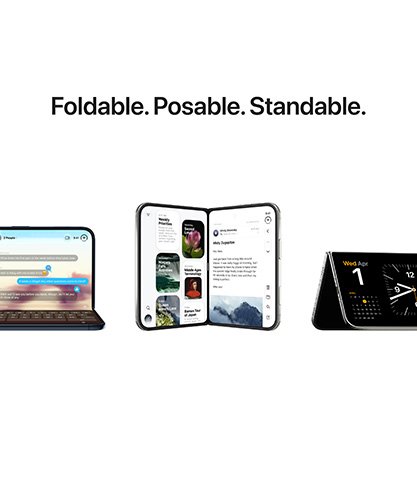 iPhone Duo night sky front foldable.posable.standable.