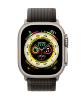 AppleWatchUltra titanium BlackGray Trail Loop front