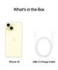 iPhone 15 Yellow what's in the box