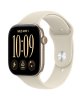 Apple Watch Series 12 GPS + Cellular 46mm Light Gold Aluminum Case with Burgundy Sport Band - M/L